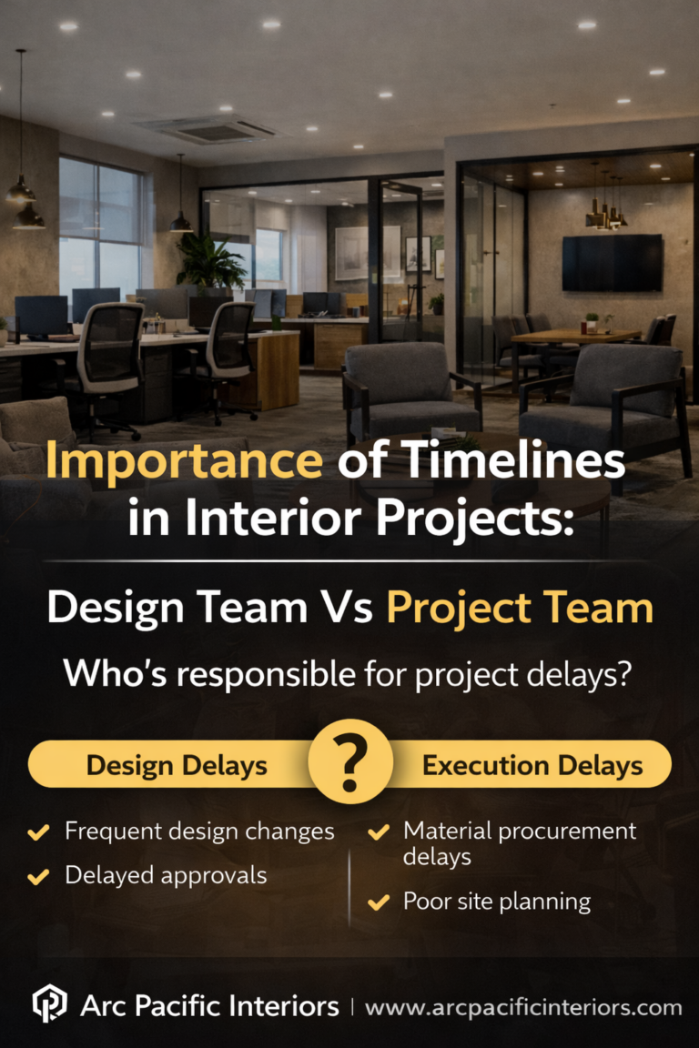 Importance of Timelines in Interior Projects: Design vs Execution ...