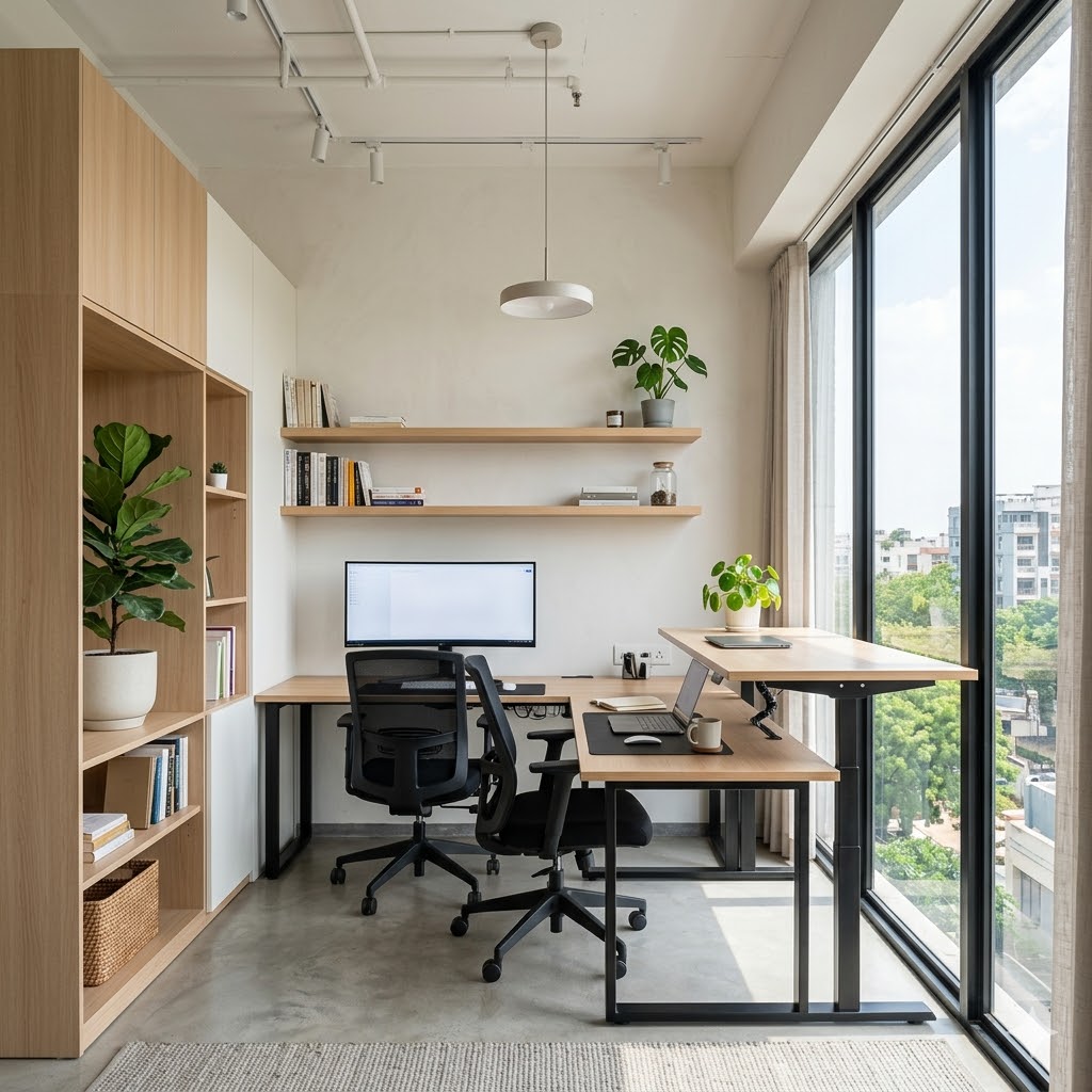 How to Make a Small Office Look Bigger