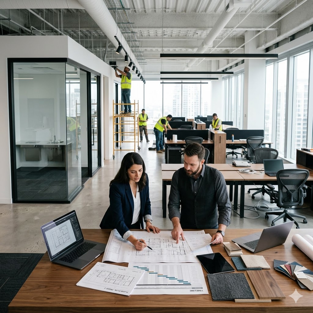 office interior project timeline